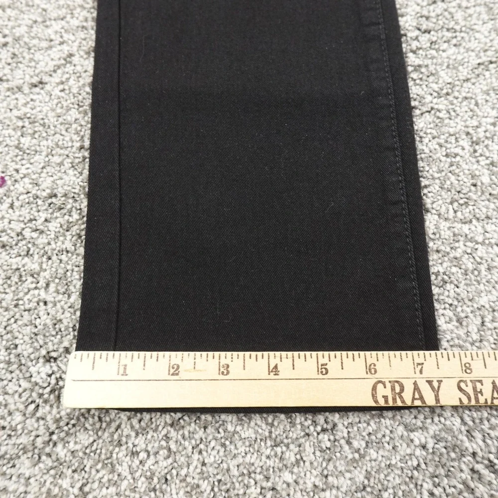 NEW True Religion Jeans Mens 36X32 Black Denim Pants Geno Relaxed Slim Straight‎